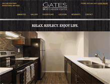 Tablet Screenshot of gatesatcarlsoncenter.com